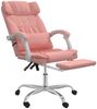 vidaXL Bürostuhl mit Liegefunktion Rosa Kunstleder 349737 Bild 5