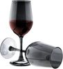 Almina 7 Teiliges Karaffen-Set mit 6 Gläser Karaffe 1L Gläser 320 ml Wasserkrug Schwarz Bild 3