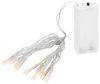 5x 10er LED Lichterkette Set Batteriekette Weihnachten Beleuchtung Deko warmweiß Bild 2