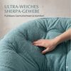 ANYSUN Klappstuhl Klappbarer Schafwoll-Saucertischstuhl,Tragbarer Weicher Mondstuhl, (Klappstuhl Klappstühle,Gartenstuhl, bis 110KG, 1 St), für Wohnheimplätze, Wohnungen, Entspannungsbereiche,Gärten Höfe Bild 3