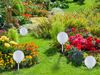 LED Solarkugeln Garten - 2er SET, Leuchtkugel Ø 25cm mit Erdspieß Bild 4