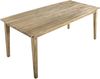 Garten-Sitzgruppe LUGANO - Akazie, Dunkelbraun, Tisch rechteckig | Gartenmöbel-Set Gartengarnitur Garten-Essgruppe mit Stühlen und Esstisch Bild 3