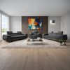 M-Punkt24 Polstergarnitur Sofa Wohnlandschaft DUBAI, (3-3-1, mit Bettfunktion, XL Sofa-Set, Bigsofa, Samt, Anthrazit, Grau), Bestehend aus 3-Sitzer mit Bettfunktion, Sessel Bild 3