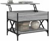 vidaXL Couchtisch Grau Sonoma 70x50x50 cm Holzwerkstoff und Metall 845354 Bild 4
