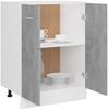 vidaXL Unterschrank Lyon Betongrau 60x46x81,5 cm Holzwerkstoff 801192 Bild 4
