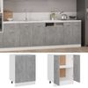 vidaXL Unterschrank Lyon Betongrau 60x46x81,5 cm Holzwerkstoff 801192 Bild 2