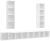 vidaXL TV-Wandschränke 4 Stk. Weiß Spanplatte [3079889] Bild 2