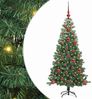 vidaXL Weihnachtsbaum mit 150 LEDs mit Ständer Grün 120 cm PVC 3396358 Bild 2