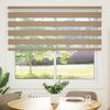 vidaXL Doppelrollo Sandbraun 155x100 cm Stoffbreite 150,9 cm Polyester 4014532 Bild 2