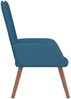 vidaXL Relaxsessel Blau Samt [327665] Bild 4