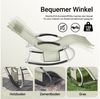 SoBuy Gartenliege OGS28x2, 2-er Set Swingliege Schaukelliege Sonnenliege Liegestuhl mit Tasche Bild 3
