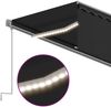 vidaXL Markise Automatisch mit Rollo LED Windsensor 6x3m Anthrazit 3069494 Bild 5