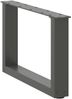 vidaXL Couchtischbeine U-Form 2 Stk. Anthrazit 50x(30-31) cm Stahl 4013138 Bild 4