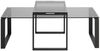 2er-Set Couchtisch 'KATRINE', rauchfarbenes Glas Bild 2