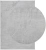 vidaXL Teppich IZA Kurzflor Skandinavischer Look Grau 240x340 cm 375456 Bild 3