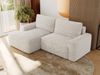 L-förmiges Ecksofa mit Armlehnen, Schlaffunktion und losen Kissen - BELLUNO - links - Beige Cord Bild 3