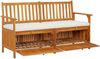 vidaXL Truhenbank mit Kissen 148 cm Massivholz Akazie 316737 Bild 4