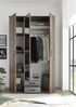 Kleiderschrank >Cilli< in Old Style - 120x197x54cm (BxHxT) Bild 4