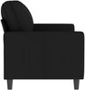 vidaXL 2-Sitzer-Sofa Schwarz 140 cm Samt 359204 Bild 4