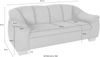 sit&more 2,5-Sitzer Santo, mit Federkern Bild 4