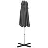 vidaXL Sonnenschirm mit Aluminium-Mast 460 x 270 cm Anthrazit 44869 Bild 5