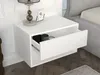 Vente-unique - RITAMI Bedside table Holz, Platte Weiß - B 40 cm x H 35 cm x L 60 cm Bild 3