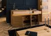 Sideboard Wildeiche inkl. LED 183,5x43,5x86 natur geölt CARDIFF #130 Bild 4