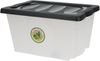 Koopman Stapelbox Aufbewahrung 20 L Kunststoff Deckel 2/3/4er Set (4 St), 4er Set, Aufbewahrungsbox, Multibox, Stapelkiste, mit Deckel Bild 1