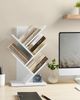 Vasagle Bücherregal Baumform, Standregal 5 Ebenen, Eckregal platzsparend, Aufbewahrungsregal für Schlafzimmer, Wohnzimmer, Homeoffice Bild 2