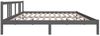 Massivholzbett Grau 200x200 cm [814906] Bild 5