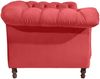 Chesterfield Sessel Kaylin Samtvelours rot Bild 3