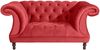 Chesterfield Sessel Kaylin Samtvelours rot Bild 2
