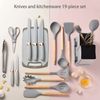 Fine Life Pro Kochbesteck-Set 19 -teiliges Silikon -Küchengeräteset Bild 3
