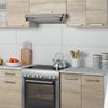 Küchenzeile Raul Sonoma/Weiß 240 cm , AP Marmor Vicco Bild 5