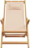 vidaXL Strandstühle 2 Stk. Klappbar Beige Stoff und Massivholz 3214487 Bild 4