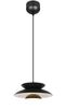 Pendelleuchte AMARILA skandinavisch mit Metall Lampenschirm Schwarz Ø 40cm Bild 2