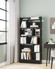 Bücherregal, Bücherschrank, mit 6 Fächern, Aufbewahrungsregal, Standregal, für Wohnzimmer, Büro, Schlafzimmer, 24 x 80 x 170 cm, Schwarz Bild 5