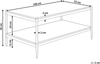 Couchtisch AVOCA Dunkler Holzfarbton Bild 2