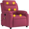 vidaXL Massagesessel Weinrot Samt 373516 Bild 2