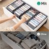 Sekey Aufbewahrungsbox Aufbewahrungsbox Set aus Vliesstoff – faltbarer Schubladen, 8 St, 19 × 40 × 11 cm, Organizer für Schrank und Kleiderschrank Bild 3
