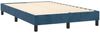 vidaXL Boxspringbett mit Matratze & LED Dunkelblau 120x200 cm Samt 3134337 Bild 5