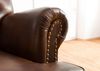 Sofa 2-Sitzer Echtleder 140x84x94 braun CHESTERFIELD #106 Bild 5