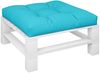 vidaXL Palettenkissen Türkis 70x70x12 cm Stoff 360490 Bild 3