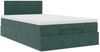 vidaXL Ottoman-Bett mit Matratze & LEDs Dunkelgrün 120x200 cm Samt 3312545 Bild 5