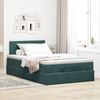 vidaXL Ottoman-Bett mit Matratze & LEDs Dunkelgrün 120x200 cm Samt 3312545 Bild 4