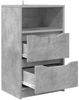 vidaXL Nachttisch Beton Grau 40 x 30 x 467 cm Holzwerkstoff 888913 Bild 5