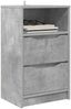 vidaXL Nachttisch Beton Grau 40 x 30 x 467 cm Holzwerkstoff 888913 Bild 3