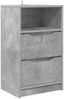 vidaXL Nachttisch Beton Grau 40 x 30 x 467 cm Holzwerkstoff 888913 Bild 2