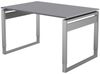 Kerkmann Schreibtisch 4030 Form 5 120x80x68-82 cm Bügel-Gestell höhenverstellbar Grafit Bild 2