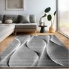 Carpettex Designteppich Ombre Design, Rechteckig, Höhe: 12 mm, Modern Kurzflor Teppich Wohnzimmer Wellen Holz Optik versch. größe Bild 2